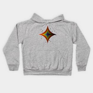 Rainbow star Kids Hoodie